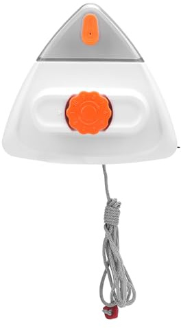 CHICIRIS Automatic Window Cleaning Robot, Adjustable Triangular Magnetic Double Side Cleaner for 5 to 25mm Home High Rise Window Glass with Safety Rope and Extra Pads