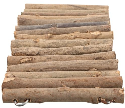 OUNONA Escondite de Reptiles de Madera Plataforma para Tortugas, Cueva Casera para Descanso y Alimentación, Decoración Natural para Terrarios de Gecko y Lagartos Trepadores
