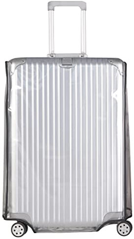 NA Koffer Abdeckungen, 30 Zoll Gepäck Cover PVC wasserdichte Kofferabdeckung, Transparent Reisekoffer Schutzhülle, Waschbar, Kratzschutz und Wiederverwendbar Luggage Cover