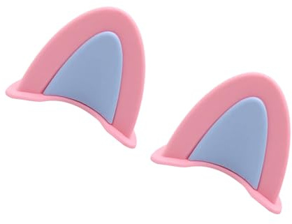 Motorcycle Helmet Cat Ears Creative Helmet Accessories PVC Creative Cute Helmet Decoration Cover Helmet Cover Sticker Helmet Accessory