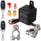 Funkschalter 12V/200A,Drahtloser Ferngesteuerter Auto Trennschalter,Batterie Kill Switch Anti-Diebstahl,Auto Batterie Trennschalter, Schalter Mit 2 Fernbedienungen für Auto LKW Motorrad Wohnmobil