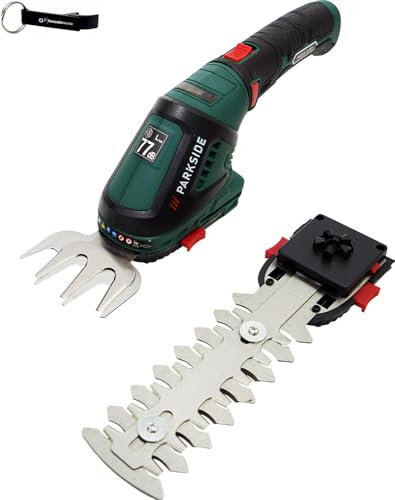 HEADNMORE® Parkside® PGSA 4 Cisaille à gazon sans fil 4 V + porte-clés