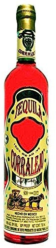 Corralejo Tequila Añejo | Premium Tequila | Zu 100% aus blauen Agaven | 12 Monate in Limousin-Eichen Fässern gelagert| Dezente Süße | Glänzend goldene Farbe| 38% Vol. | 100ML