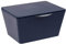 WENKO Brasil With Cover Storage Box, TPE, Dark Blue, 19 x 15.5 x 10 cm