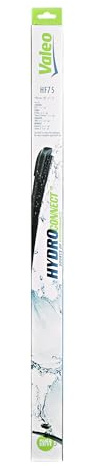 Valeo Hydroconnect 1x Escobilla Limpiaparabrisas HF75 - Delantera - 750 mm | 1 Escobilla Plana, Fácil Instalación, 578517