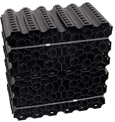 Base Kit for Shed 6ft x 6ft - Plastic Grid System for Shed, Log Cabin, Summerhouse - Garden Shed Base Grid w/Weed Fabric Membrane for Gravel Grids