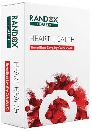 Heart Health Test | Cholesterol Test Kit | Cholesterol Blood Test | Total Cholesterol, HDL, LDL, Triglycerides | Randox Health | Personalised Health Report | Health Results in 2-3 Days