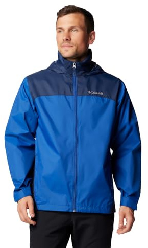 Columbia Glennaker Lake II - Giacca Antipioggia da Uomo, Blu Montagna/Blu Collegiate Navy, Small