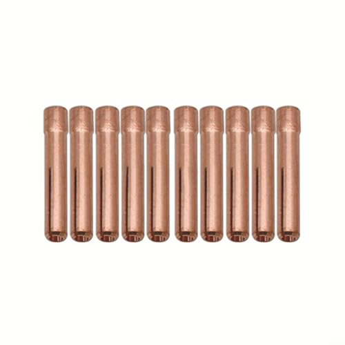 WIG-Schweißzangen-Set für WP92025 Taschenlampe, Kupfermaterial, kompatibel mit Taschenlampen der Serie 9/20/25 (Φ2,4 mm), 10 Stück