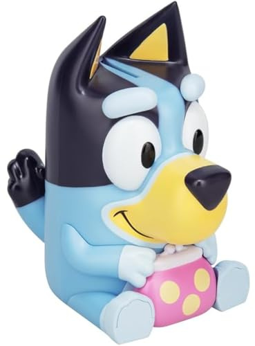 Paladone - Hucha con Sonido para niños a Pilas de Bluey con Licencia Oficial del Programa de televisión, Forma interactiva de Ahorrar