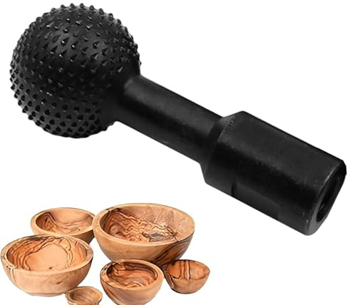 Adjunto de la amoladora de la esfera de potencia - Herramientas eléctricas de tallado de madera de 10 mm/14 mm | Cabezal de molienda giratoria, carburo babrá de madera de madera grabado grabado brocas