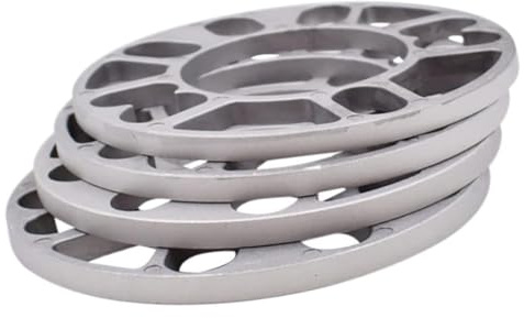 Distanziali ruota Hubcentric 4 pezzi distanziatori in lega di alluminio impostati for accessori universali for ruote for pneumatici for auto(10mm)