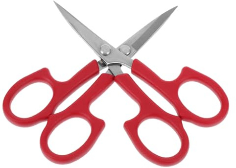 DIYEAH Forbici da Bellezza per Sopracciglia e Barba in Acciaio Inox 2 Pezzi, Tagliacapelli per Viso Lame Precise, Compatte e Leggere per Uso Quotidiano e Kit Beauty