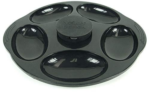 YOKO DESIGN 1188 cuit Pommes de Terre, Silicone/Platine, Noir, 28 cm