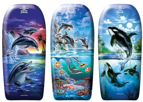 Hot Bodyboard 84cm.6 imprimé Dauphin/Orque/poisson