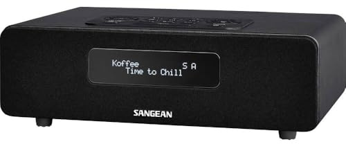 Sangean DDR-36 DAB+ radio – digital radio med Bluetooth – larmfunktion – sömntimer – inkl. fjärrkontroll – svart