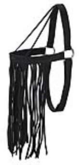 PFIFF Fliegenfransen, schwarz Cob