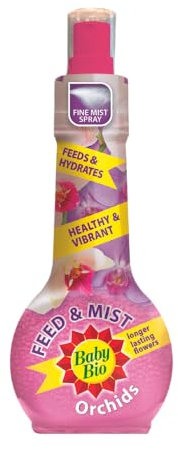 Baby Bio Orchid Feed and Mist, 175ml - Ready To Use Orchid Fertiliser Mist Spray - for Growing Vibrant Flowering and Healthy Orchids - Humidity Support - Indoor Plant Nutrition