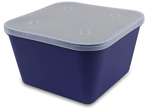 Storfisk fishing & more Madendose Köderbox zum Angeln Wurm Aufbewahrungsbox eckig 3 Größen oder als Set, Größe:Mittel