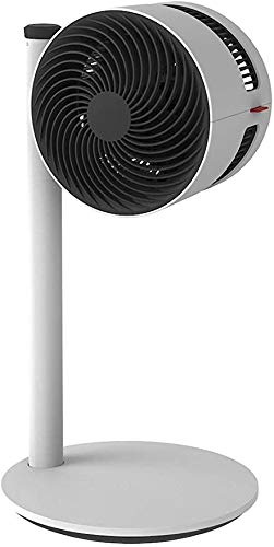 BONECO F120 Air Shower Floor Fan, Powerful Electric Oscillating Cooling Pedestal Fan, Quiet with 270° Rotation, Adjustable 3 Speed Control Air Circulator (Grey/White)