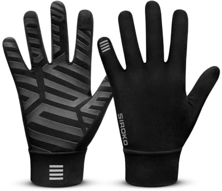 SIROKO - Guantes de Ciclismo de Entretiempo Nuremberg - XL - Negro