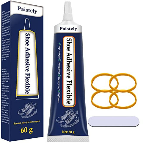 Shoes Glue Sole Repair, Waterproof Shoe Repair Glue, Non-Hardening Adhesive For Shoe Repair Soles, Professional Adhesives for Repairing Worn Boots, Leather, etc. (60g)