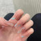 Natuce 24 Stück Französischer Nägel Zum Aufkleben, Natürlich Acrylic Künstliche Nägel mit Nagelkleber, Glossy Kunstnägel Selbstklebende Press on Nails für Frauen und Mädchen
