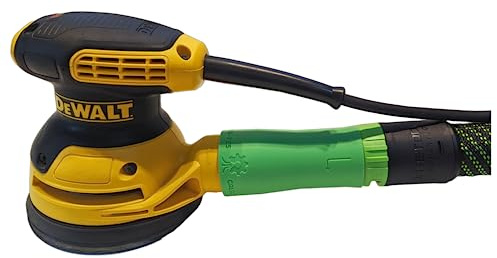Vacuum Hose Adapter for Dewalt Sanders to 27mm Festool Hose - Dust Collection - Galactic Gadgets (Festool 27mm - Neon Green)