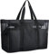 Forhome Strandtasche XXL Familie mit Reißverschluss Badetasche Damen Groß Leicht Mesh Beach Bag Wasserdicht Faltbare Schultertaschen für Strand Reise Spielzeugaufbewahrung Fitnessstudio Picknick