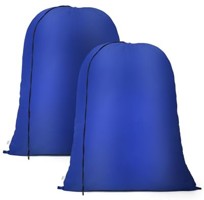 OTraki 2 Stück Wäschesack Reise 40 x 50cm Wäschebeutel Schmutzwäsche Drawstring Laundry Bag Wäschesäcke für Feinwäsche Wäschesammler mit Kordelzug für Camping Zuhause College-Wohnheim