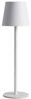 K2 STORE Lampada da Tavolo Bianca Touch Senza Fili Ricaricabili, LED Dimmerabili con 3 Tonalità di Luce 3000-6500K, Impermeabili IP54, Ideali per Interni ed Esterni