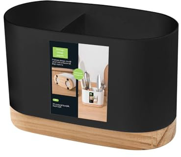 Generisch Porte-couverts - Support de rangement pour baguettes - 2 compartiments - Pour la maison, la cuisine, le café, le restaurant
