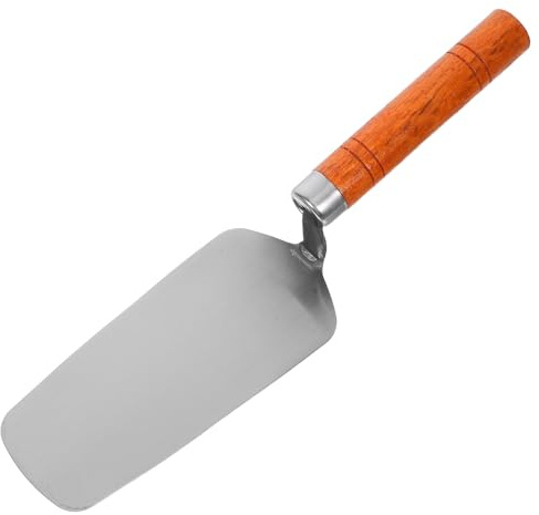 DOITOOL Cazzuola per Intonaco in Acciaio Inossidabile 45# Impugnatura Ergonomica Utensile per Finitura Liscia di Muratura e Cemento Set Professionale Versatile per Lavori Interni ed