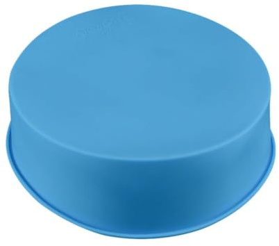 CHICAMPERA Stampo per Torte Rotondo in Silicone 8 Pollici, Teglia da Forno Antiaderente, Resistente e Sicuro, per Dolci e Pasticceria Casalinga, Set 2 Pezzi Colore Casuale