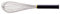 Matfer 111023 Whisk with Plastic Handle, 12, Black