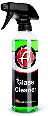 Adam's Polishes Glass Cleaner - Steak Free Car Wash Window Cleaner, All-Natural Streak Free Formula For Car Cleaning, Safe On Tinted & Non-Tinted Glass, Won't Strip Car Wax or Coating