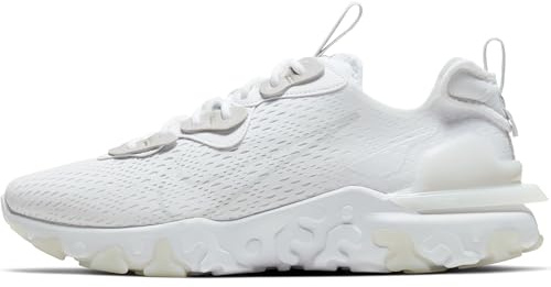 Nike Herren React Vision Sneaker, White Lt Smoke Grey White Lt Smoke Grey, 46 EU