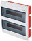 Sicherungskasten Unterputz Klarsichtdeckel IP40 Verteilerkasten Unterverteilung ELEGANT RP 24 Module 2-reihig