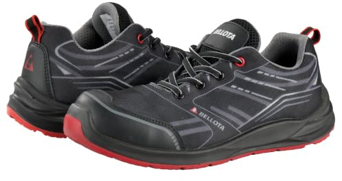 Bollon Säkerhetssko Flex Air S1P / FTW0443GS1P, Industriell sko Män, Grå, 43 EU, Grå, 43 EU bred