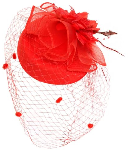 Ro Rox Fascinateur Femme Mariage Courses Coiffe Fleur Voile Clip Élégant