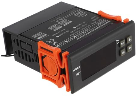 ULTECHNOVO Termostato Electrónico Para Refrigerador Incubadora Electrónica Controlador De Temperatura Digital Termostato Para Uso Frigoríficos Controlador De Temperatura Electrónico