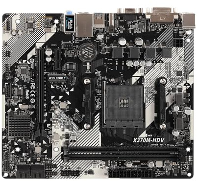 motherboard Fit For ASROCK AM4 Motherboard X370M-HDV R4.0 For CPU Ryzen 5/7/3 5600X 5800X 5500 3300X DDR4 X370 Mainboard Micro ATX Ultra M.2