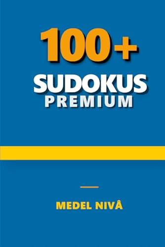 Premium Sudoku Pusselbok: Sudoku Medelsvår | 6x9 Tum | 220 Sidor | Över 100 Pussel | Lösningar Inkluderade