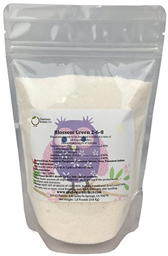 Greenway Biotech, Inc. Micro Green 2-0-3 1.5 Pounds Make 1 Gallon Hydroponic Nutrient Fertilizer Growth, Vegetative, Blooming Stages