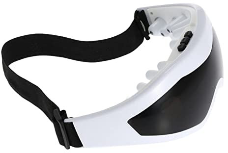 Colcolo Elektrisches Augenmassagegerät, Massage-Augenpflege, Anti-Müdigkeits-Magnet, Vibrations-Augenmaske, Kompression, Entspannung, zur Linderung von