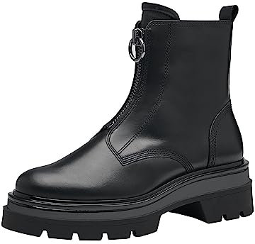 Tamaris Damen Boots Leder; BLACK LEATHER/schwarz; 36 EU
