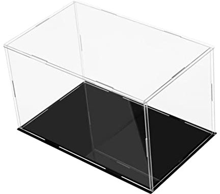 CHAOUYYZ Acryl-Vitrine Mit Schwarzem Sockel, Acrylboxen Sind Langlebig, Leicht Zu Reinigen/40Cm*60Cm*50Cm