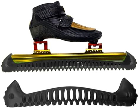 Paranco Pattini Da Figura - 1 Paio Portatili Elastici Leggeri,Protettore Per Bastoni Da Hockey,Per Bambini Ragazzi Adulti Allenamento Quotidiano Interno Esterno Neve Inverno Festa Vacanza