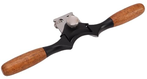 Huairdum Outil de Travail du Bois à Rayons Réglables, Avion à Main pour l'artisanat en Bois incurvé avec Poignée Concave en Palissandre de 42 Mm