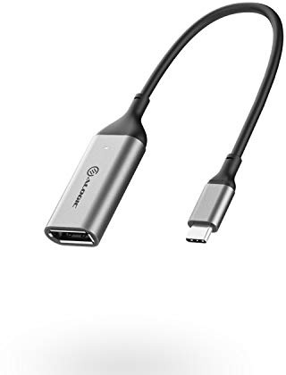 ALOGIC USB-C to DisplayPort Adapter – 15cm; Supports 4K@60Hz; Intelligent LED Indicator; Compatible with MacBook Pro, MacBook Air, iPad Pro/Air 2020, Pixelbook, XPS, Galaxy, etc.